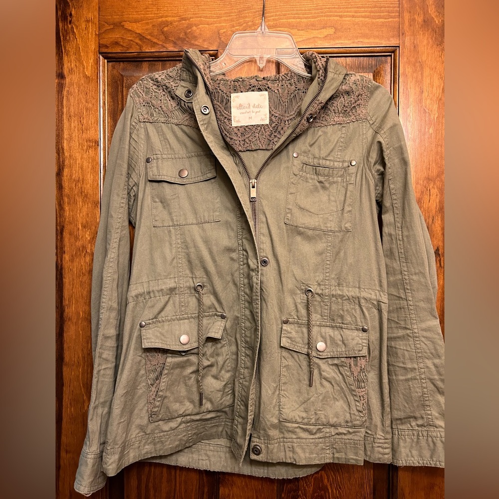 Altar’d State Army Green Cloth Military Jacket